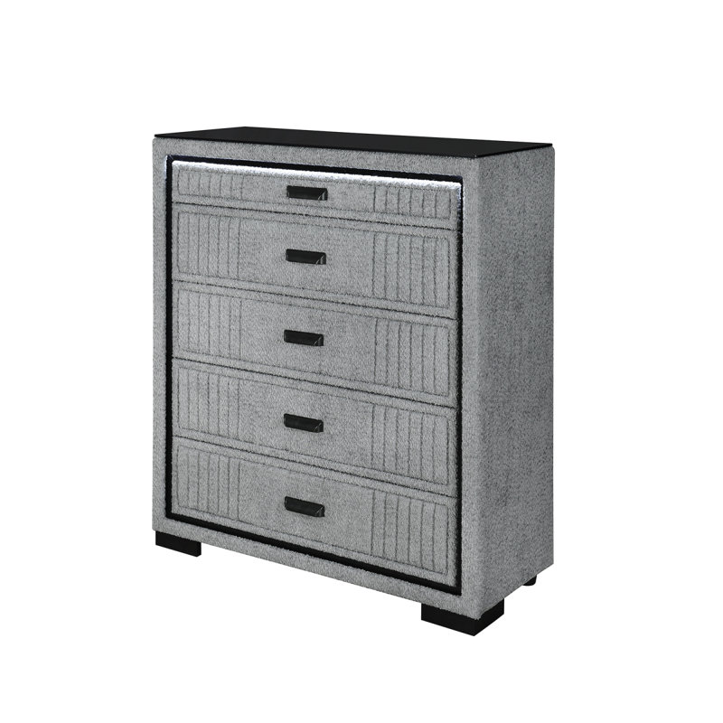 Commode gris Isaïe