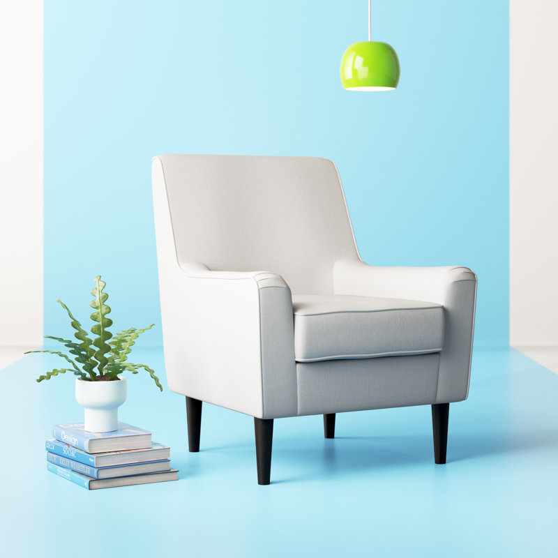 Fauteuil Feurstein, Mélange de polyester blanc
