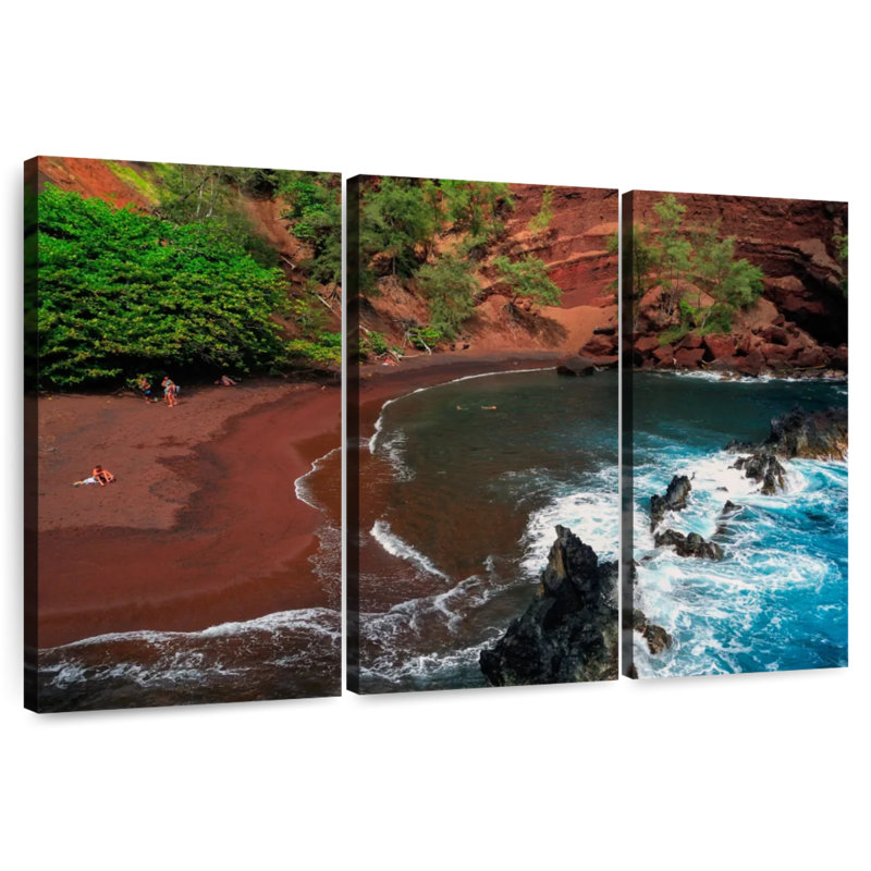 Plage rouge Sebbie Maui, H 20 po x l 33 po