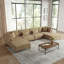 6 Seater Corduroy Seating Component