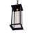 Kinder 1 Light Outdoor Black Pendant with clear glass for Porch, Patio, or Entryway