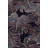 Leaf Black Themed Patterned Woven Base Decorative Washable Rug-253168237