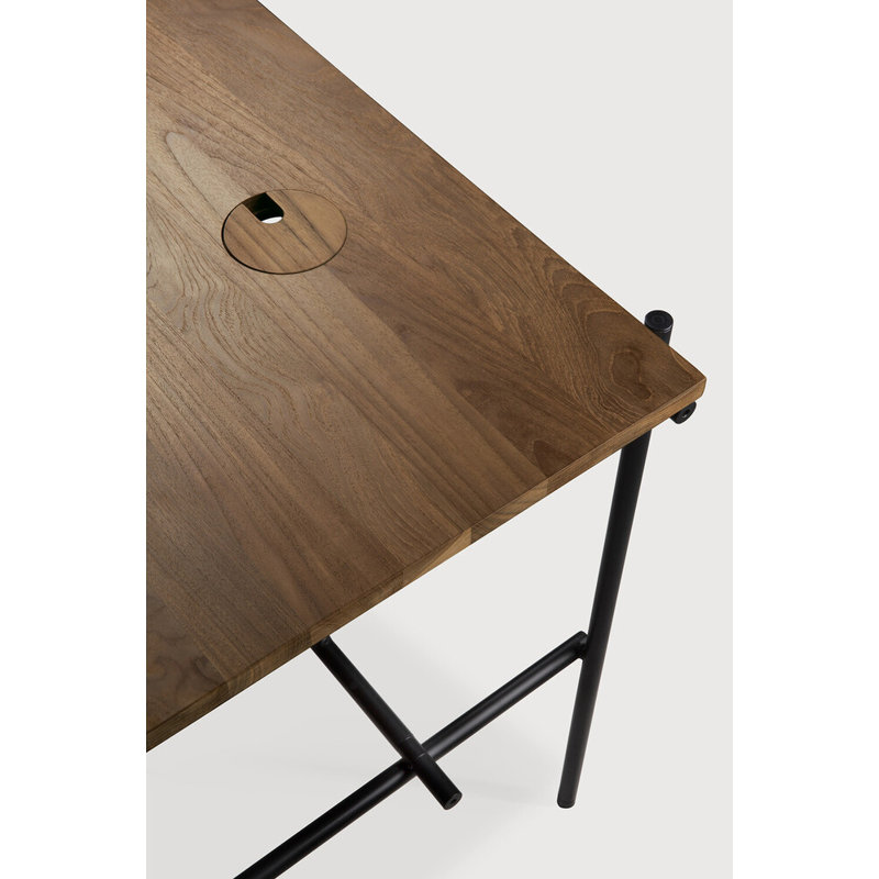 Oscar Solid Wood Writing Desk, 30" H x 63" W x 31.5" D