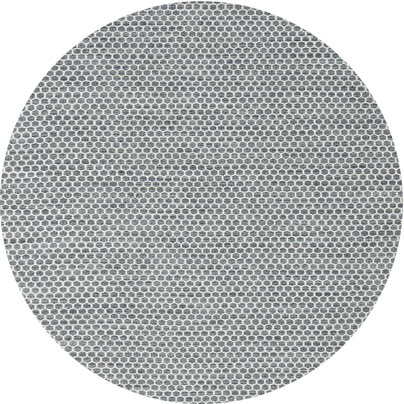 Tapis gris / argenté contemporain Tewksbury, Rond 8 pi x 8 pi