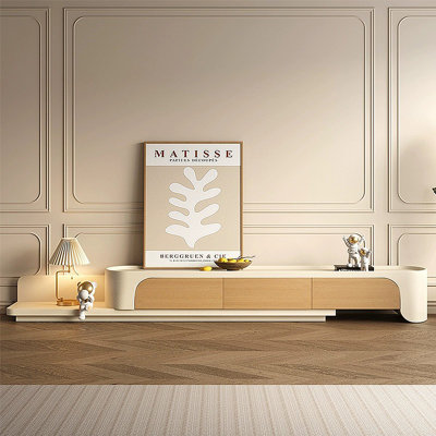 Meuble télé de style crème moderne et luxueux