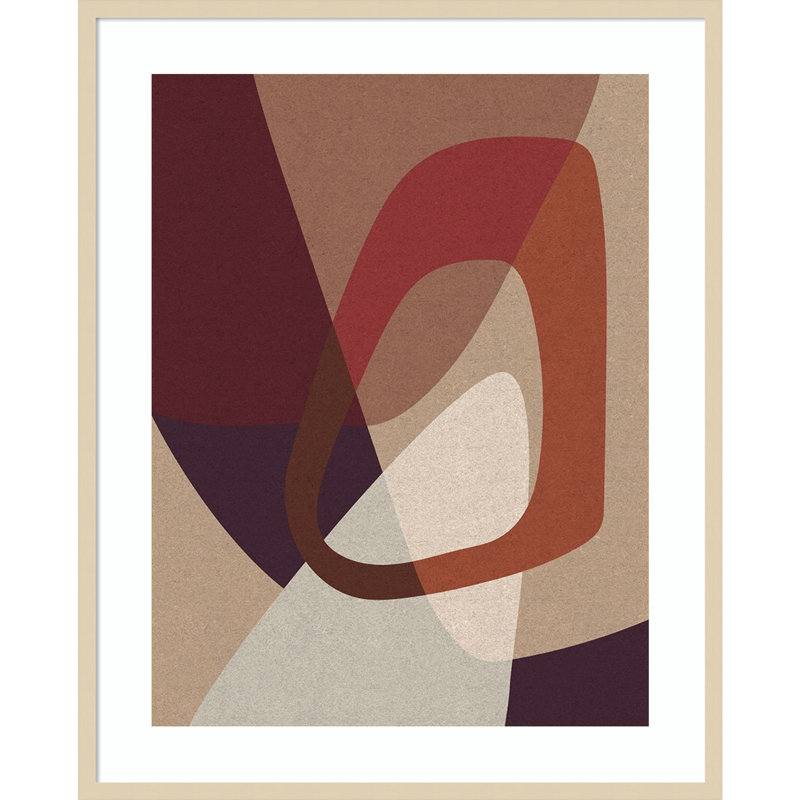 Reproduction d'art encadrée en bois «Pictura 1» par Design Fabrikken, H 41 po x l 33 po