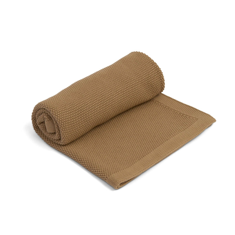 Williams Cotton Baby Blanket, Brown