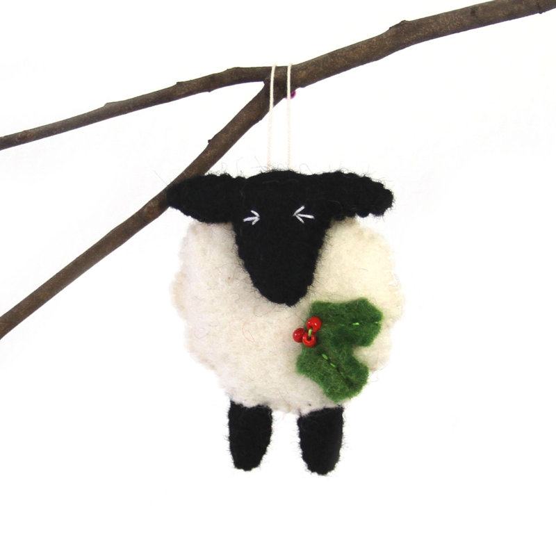 Ornement figurine suspendue ovine
