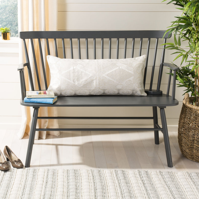 Llilli Embroidered Pillow Cover & Insert, 12" x 20", Gray
