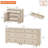 Scarlett 67.7" W 6-Drawer Solid and Manufactured TV Stand -1302821107