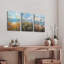 Impression sur toile 3 pièces Farmhouse Coastal Wildflower-1283563742