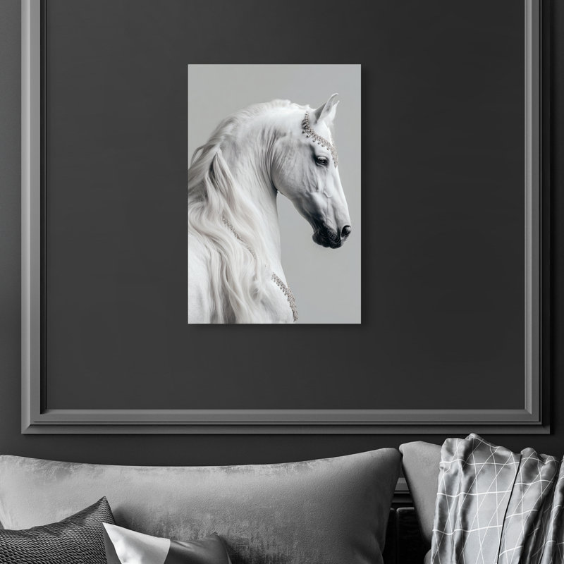 Jeweled Mane I Print by Oliver Gal, 15" H x 10" W, Gallery Wrapped
