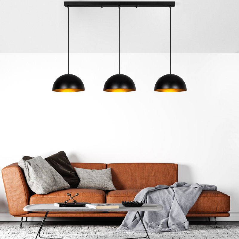 Lustre, Noir, H 57,09 po x l 15,75 po x P 45,67 po