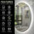 UL Certified LED Anti-Fog Tempered Glass Round Bathroom/Vanity Mirror - Basics by Wayfair™-1267459819
