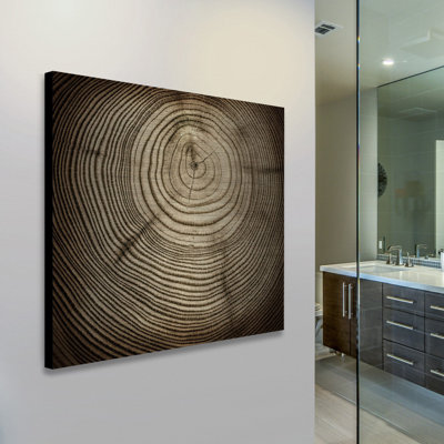 «Rings of Age», reproduction sur métal