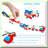 Rainbow Paper Fans Set 12pcs 15-inch