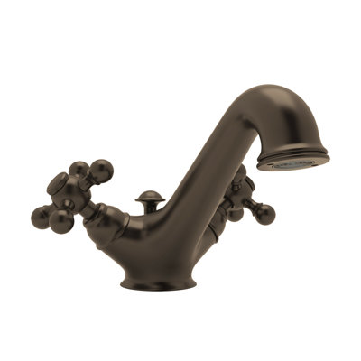 Cisal Bathroom Faucet with Pop-Up Drain and Cross Handle