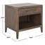 Pama 1 - Drawer Solid Wood Nightstand-1552434065