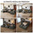 3-seater Chenille Loveseat Power Recliner Sofa With Headrest Oversized Cloud Modular Sectional Couch With Table, Drawer, Charging, And Storage Ottoman-1885669668