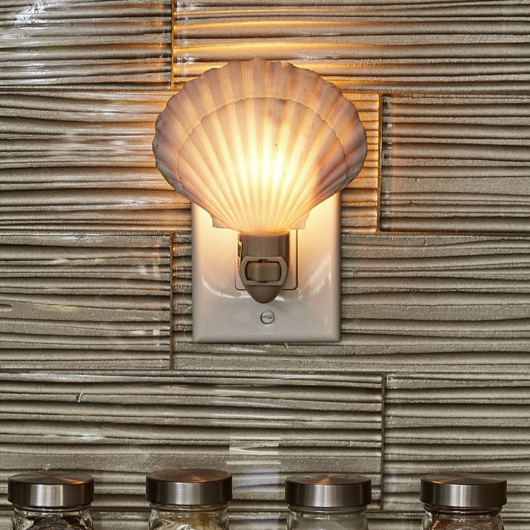 Irish Deep Seashell LED Night Light The Seashell Company