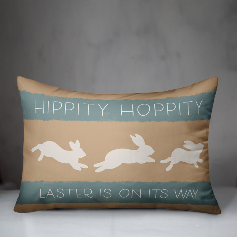 Coussin extérieur Hippity Hoppity Bunnies