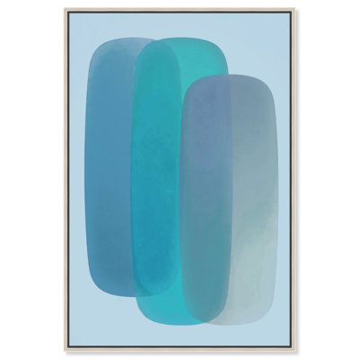 Teal Gradients Print by Oliver Gal
