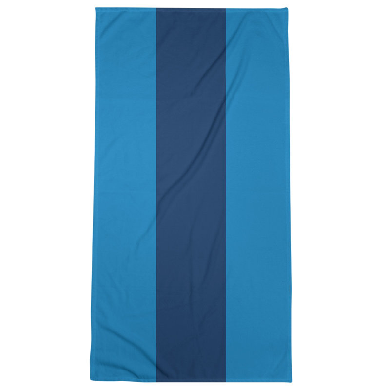 Microfiber Bath Towel, Tennessee Red Football Blue/Navy/Blue