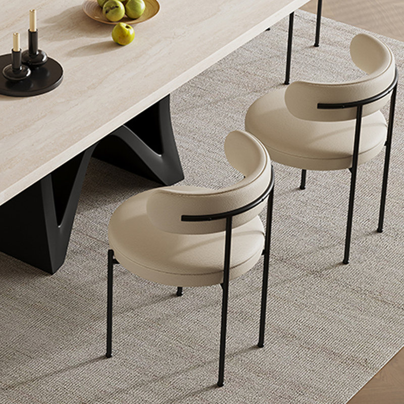 Modern Light Luxury Rock Slab Rectangular Table, 30.7"H x 70.86"L x 35.43"W