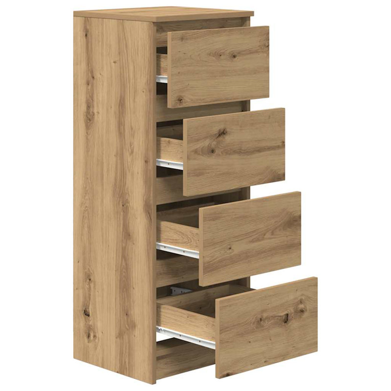 Sideboard 37.5X35x99 Cm Engineered Wood, Artisan Oak