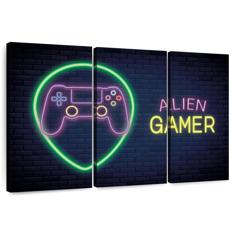  «Alien Gamer, H 28 po x l 45 po