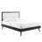 Willow Wood Platform Bed with Splayed Legs-1598483962-1598483961
