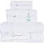 Ensemble de serviettes en coton turc Balsamo - 6 serviettes à séchage rapide, articles de bain ultra doux et absorbants, 2 serviettes de bain, 2 serviettes à main et 2 débarbouillettes-1150947408
