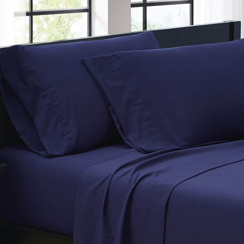Everyday Microfiber Sheet Set, Ivory, Full Sheet Set with 2 Pillowcases