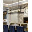 Lustre rectangulaire à 13 lumières pour îlot de cuisine-637117514