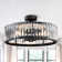 Amundson 25.3" Crystal Caged Ceiling Fan with Remote Control and Light Kit