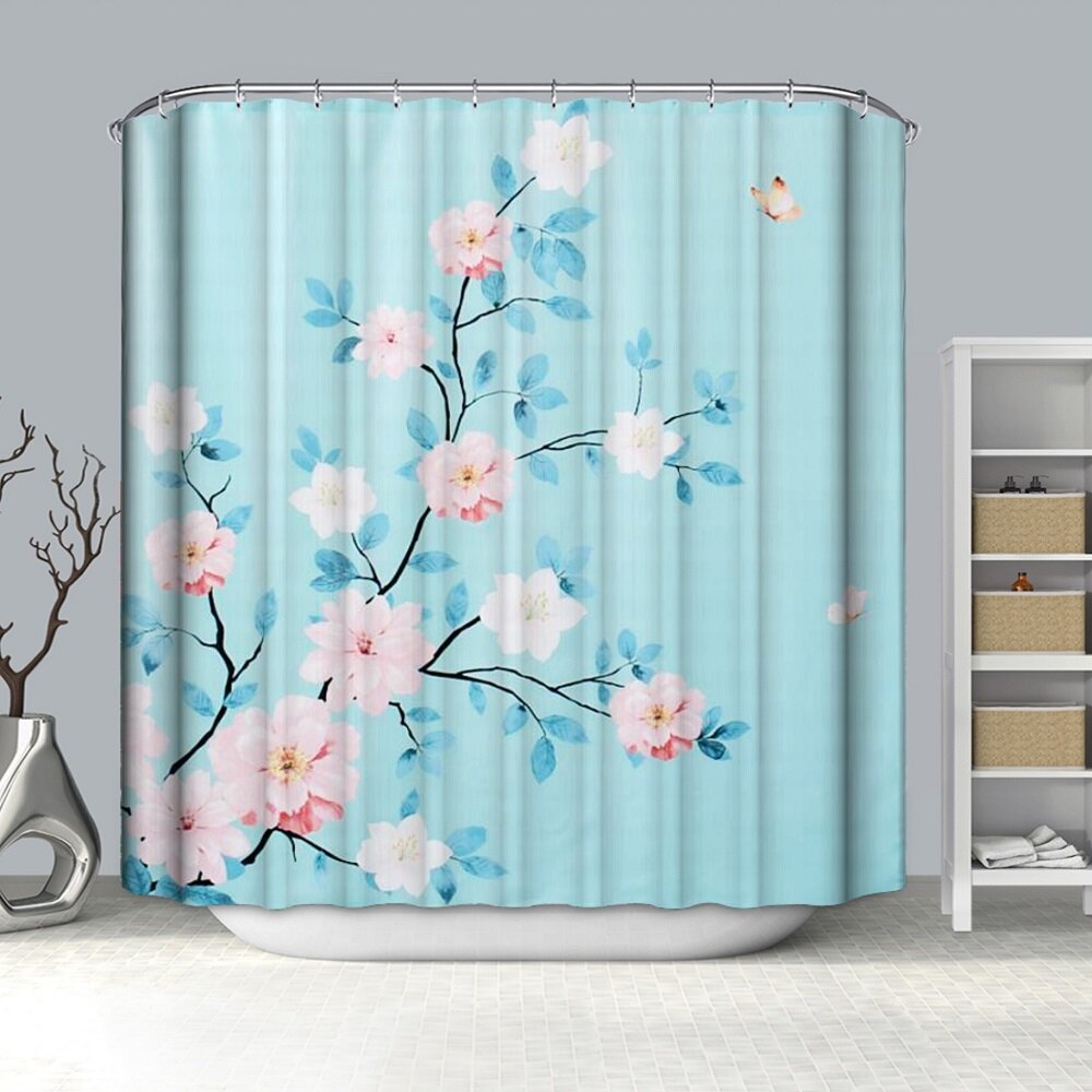 Ebern Designs Koga Single Shower Curtain | Wayfair