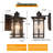 Outdoor Motion Sensor Wall Light with seeded Glass