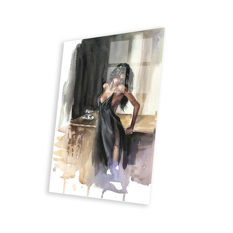 «Lady» par Kira Balan, impression sans cadre, H 24 po x l 16 po x P 0,25 po