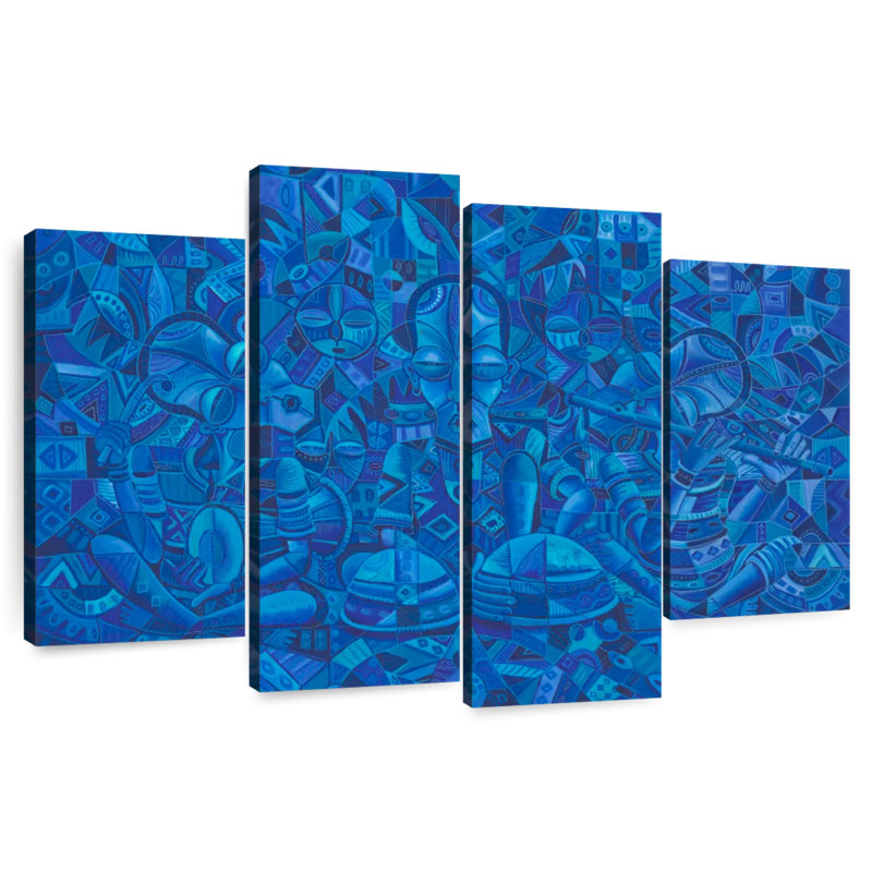 Abarca Blue Band, 54" H x 84" W