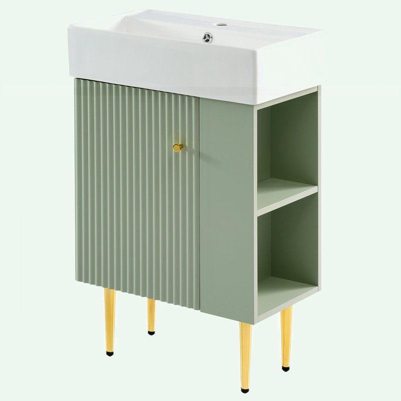 Bathroom vanity with Right side storage