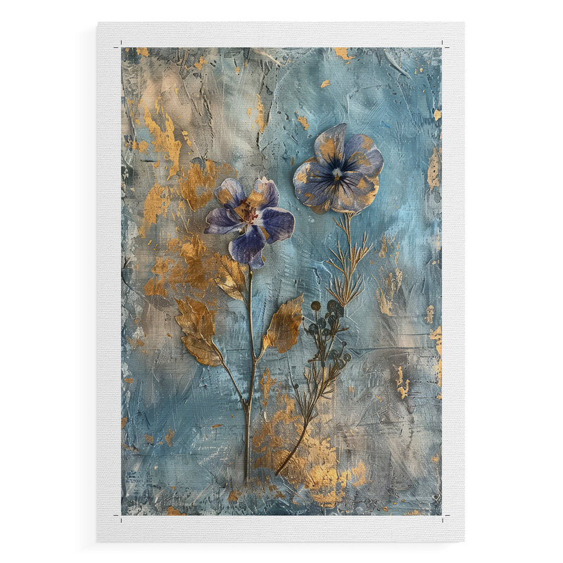 FLORAL Series XL - Impression sur toile seulement - NON-CADRE, H 27 po x l 18 po