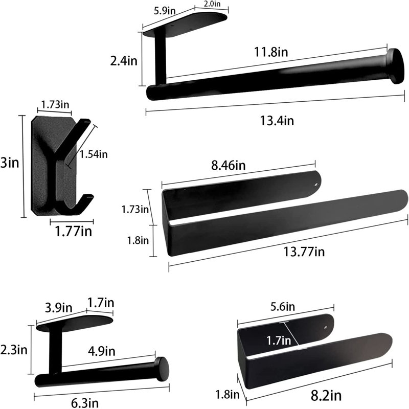 6 - Piece Bathroom Hardware Set