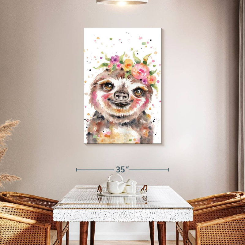 Brampt Little Sloth, 45" H x 30" W