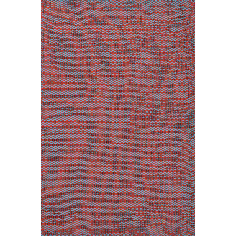 Tapis intérieur rouge tissé à la main Marseille, Rectangle 8 pi x 10 pi