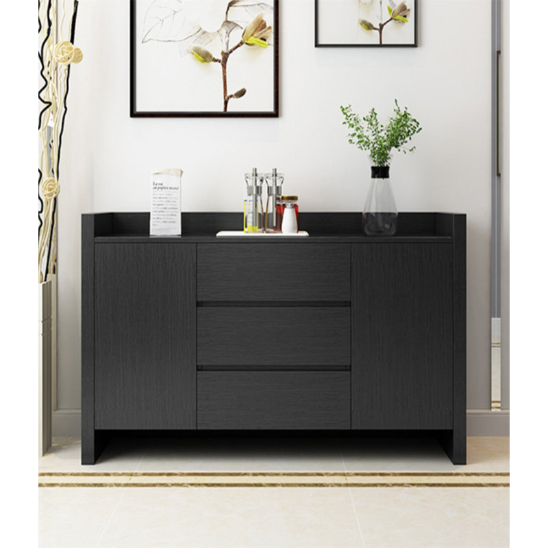 Buffet Nihasvi, H 33,46 po x l 47,24 po x P 15,75 po, Noir