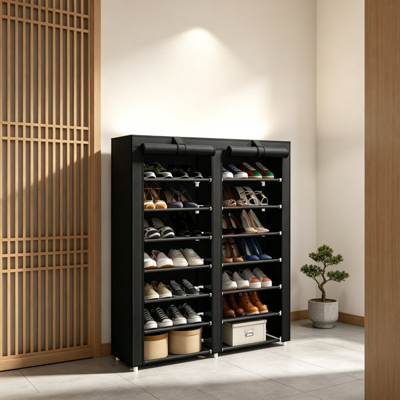 28 Pair Shoe Rack