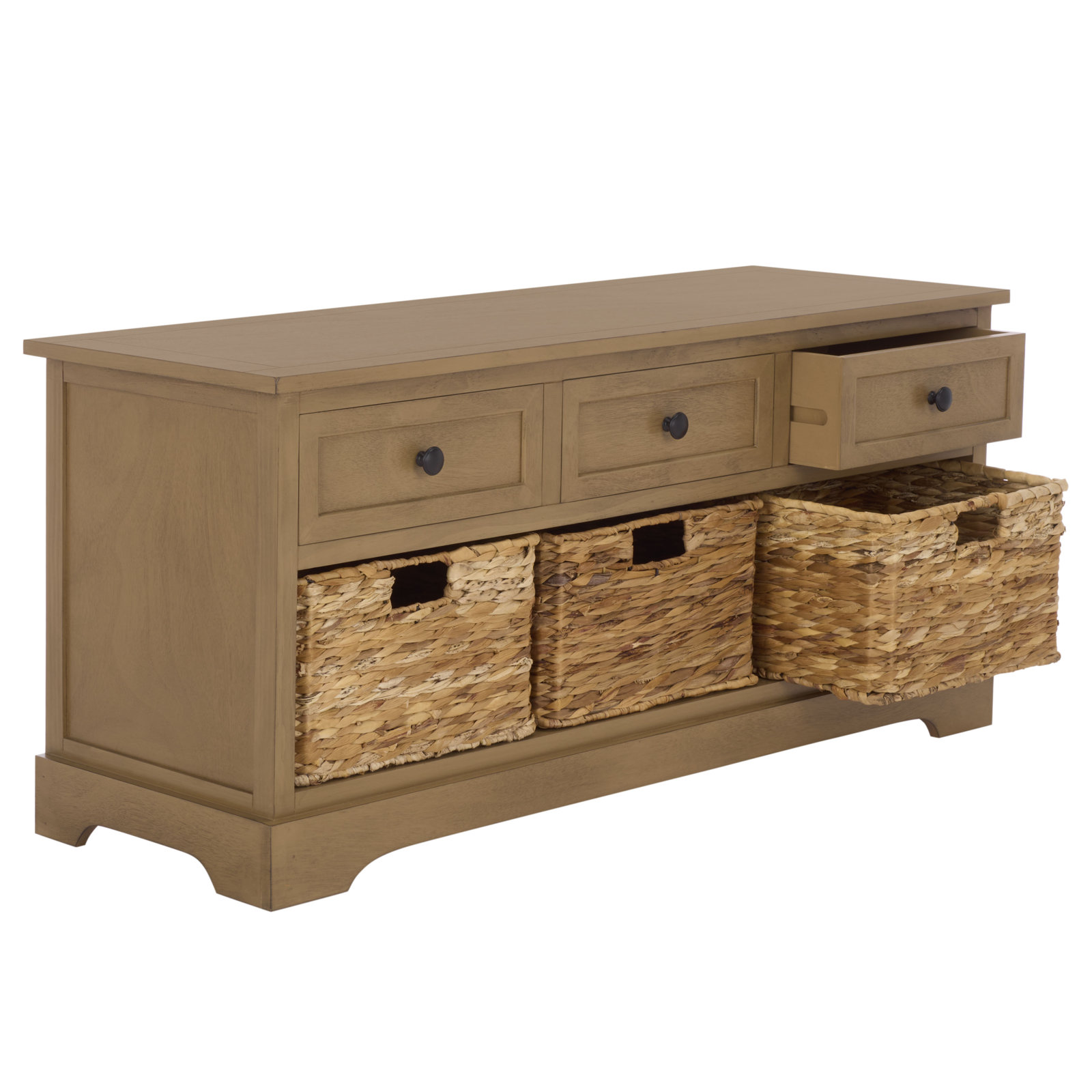 Adayla 42" Entryway Bench, Blue