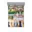Multicolore orange et vert avec drap-housse et taies décoratives Ambesonne-96239150