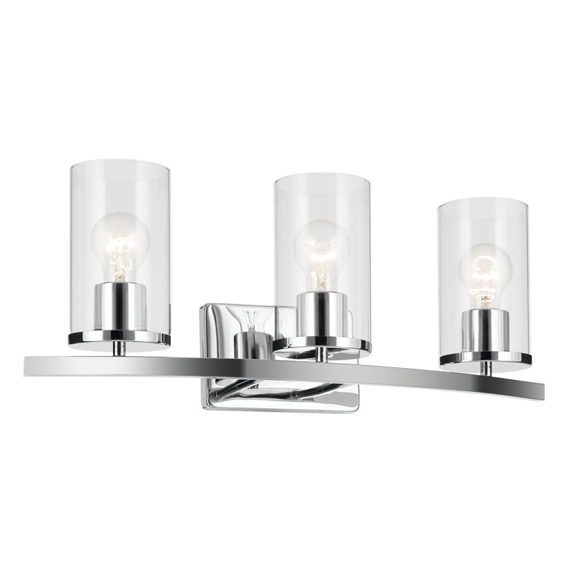 23" 3-Light Vanity Light, Chrome
