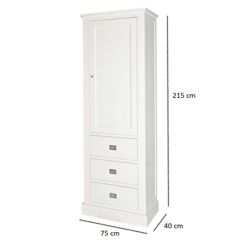 Lulie 546.1cm H x 190.5cm W Standard Bookcase